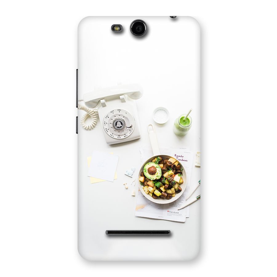 Morning Breakfast Back Case for Micromax Canvas Juice 3 Q392