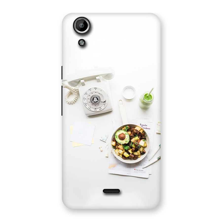 Morning Breakfast Back Case for Micromax Canvas Selfie Lens Q345