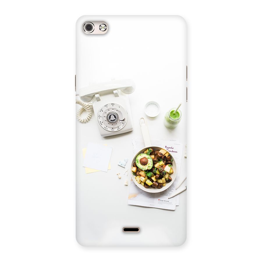 Morning Breakfast Back Case for Micromax Canvas Silver 5