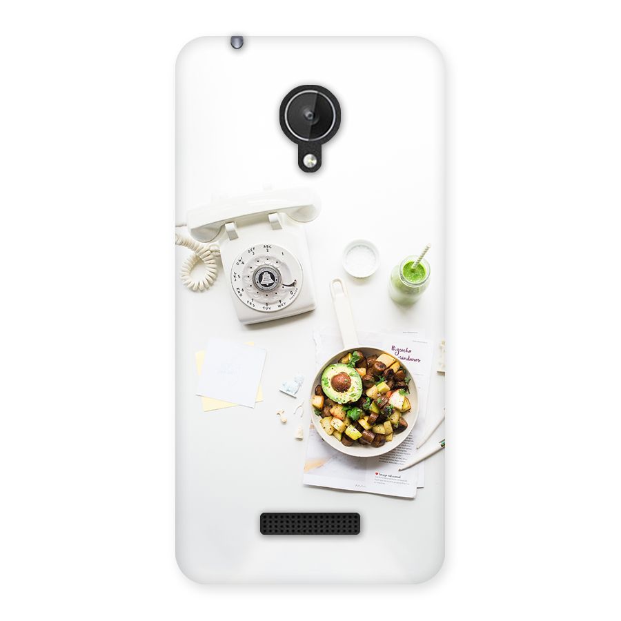 Morning Breakfast Back Case for Micromax Canvas Spark Q380