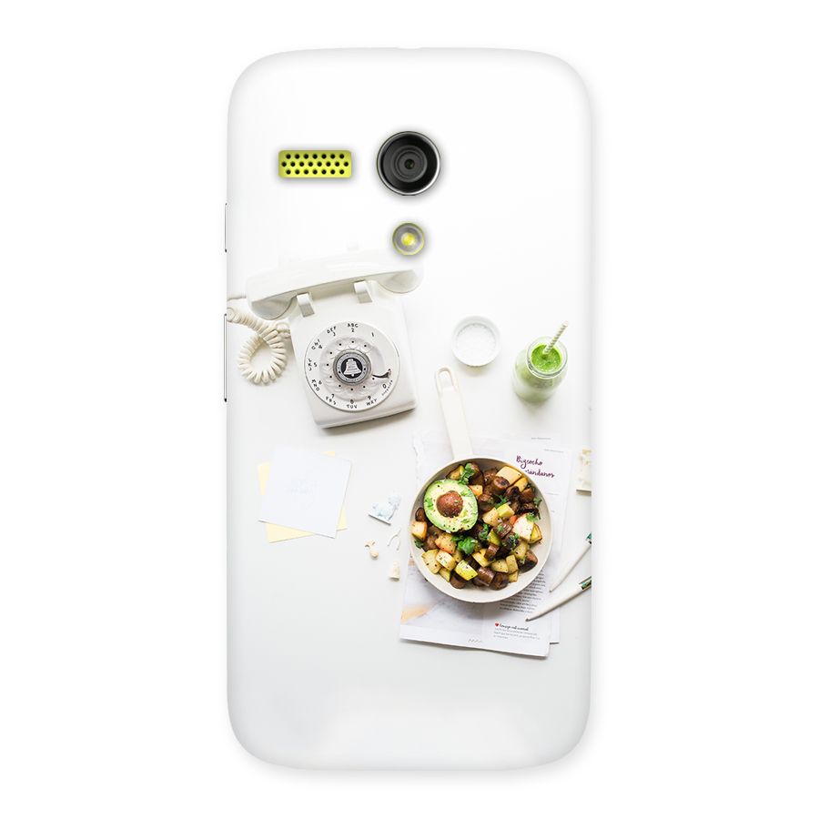 Morning Breakfast Back Case for Moto G
