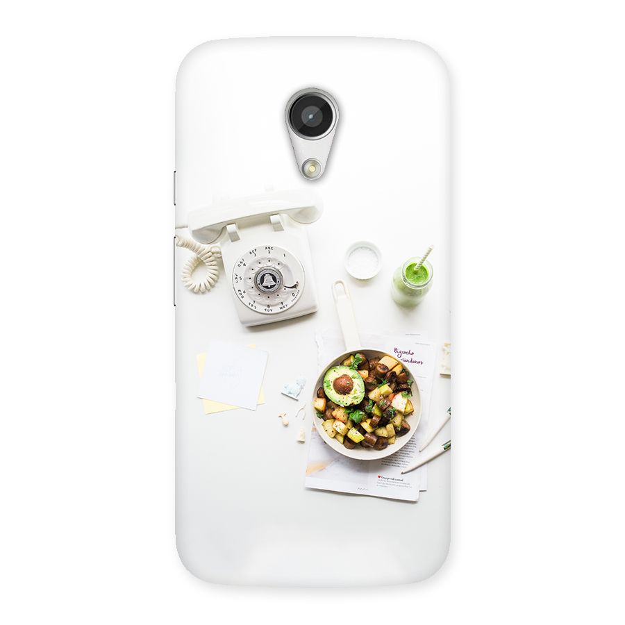 Morning Breakfast Back Case for Moto G 2nd Gen