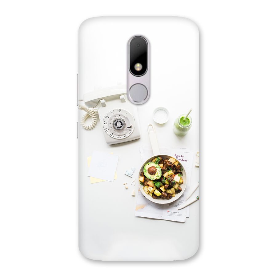 Morning Breakfast Back Case for Moto M