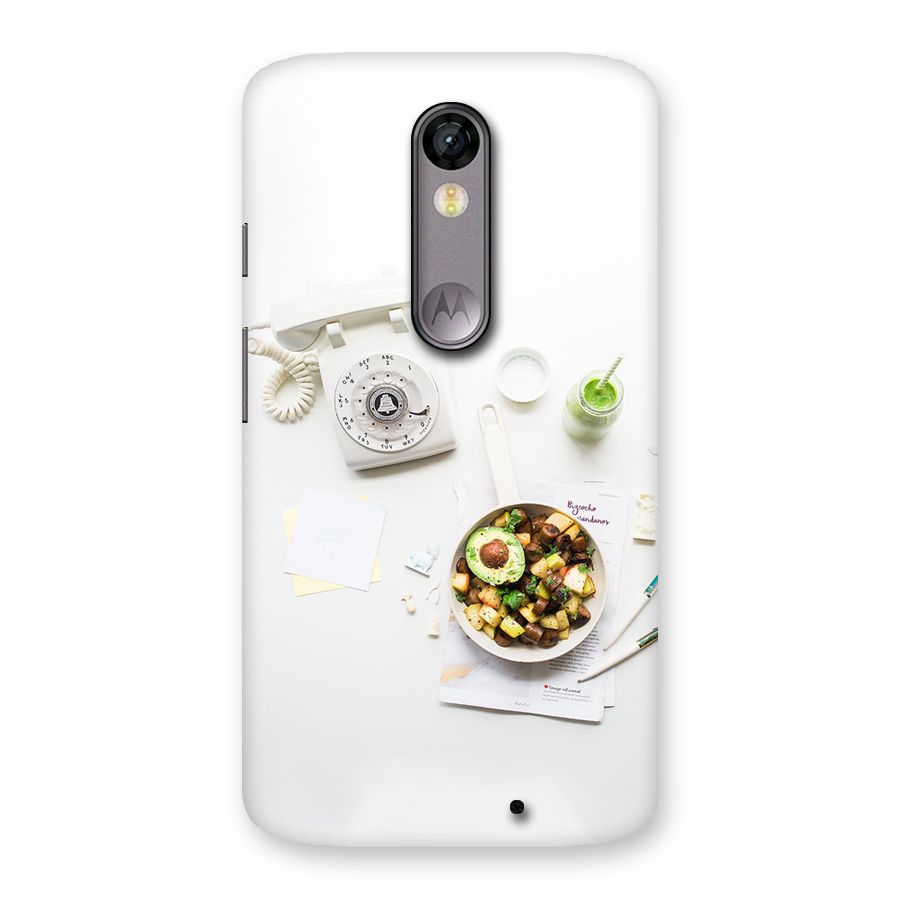 Morning Breakfast Back Case for Moto X Force