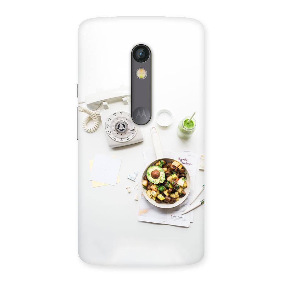 Morning Breakfast Back Case for Moto X Play