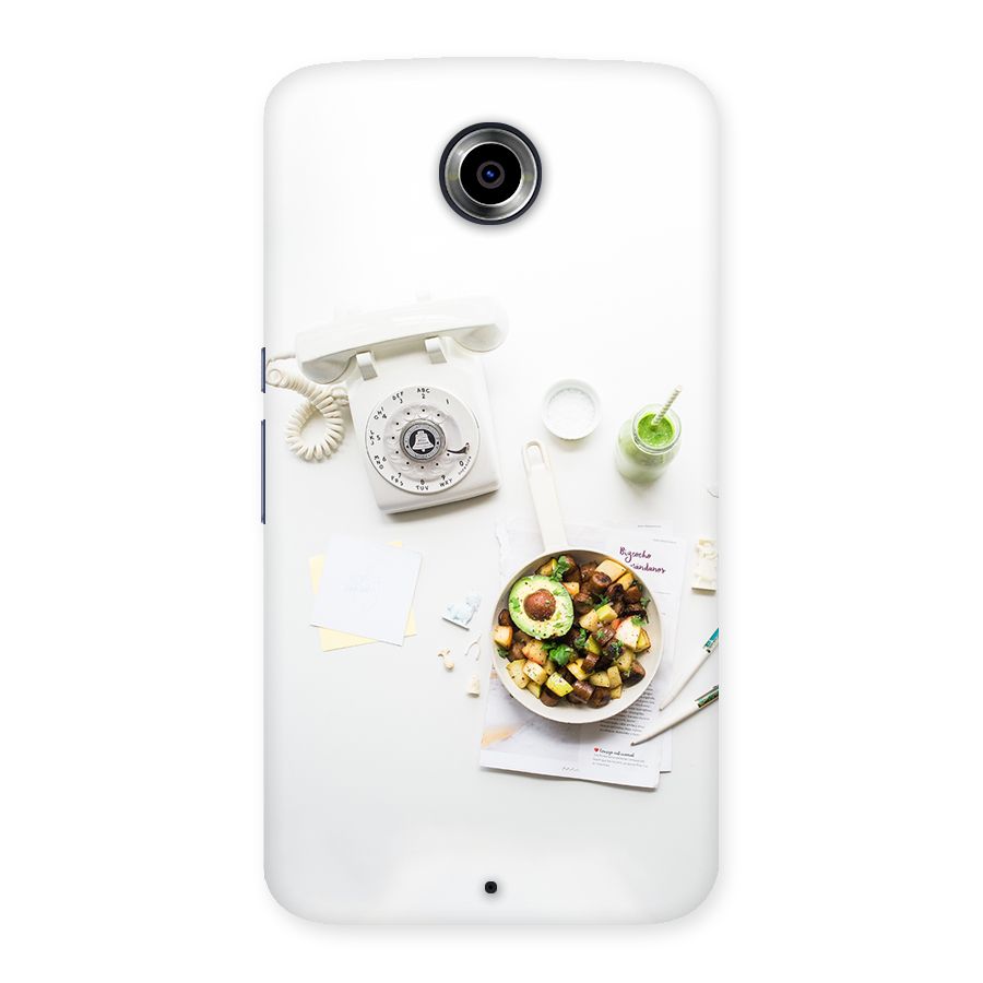 Morning Breakfast Back Case for Nexsus 6
