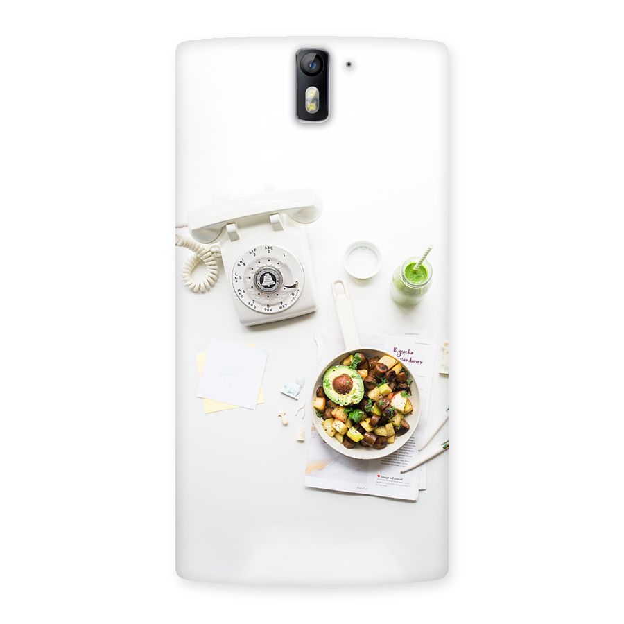 Morning Breakfast Back Case for One Plus One