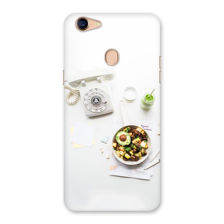 Morning Breakfast Back Case for Oppo F5