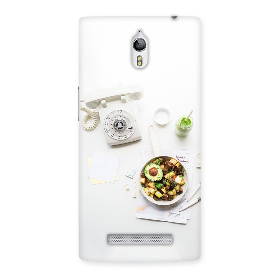 Morning Breakfast Back Case for Oppo Find 7