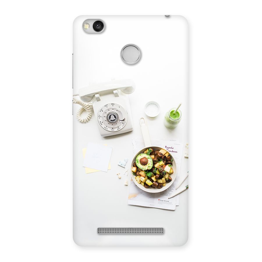 Morning Breakfast Back Case for Redmi 3S Prime