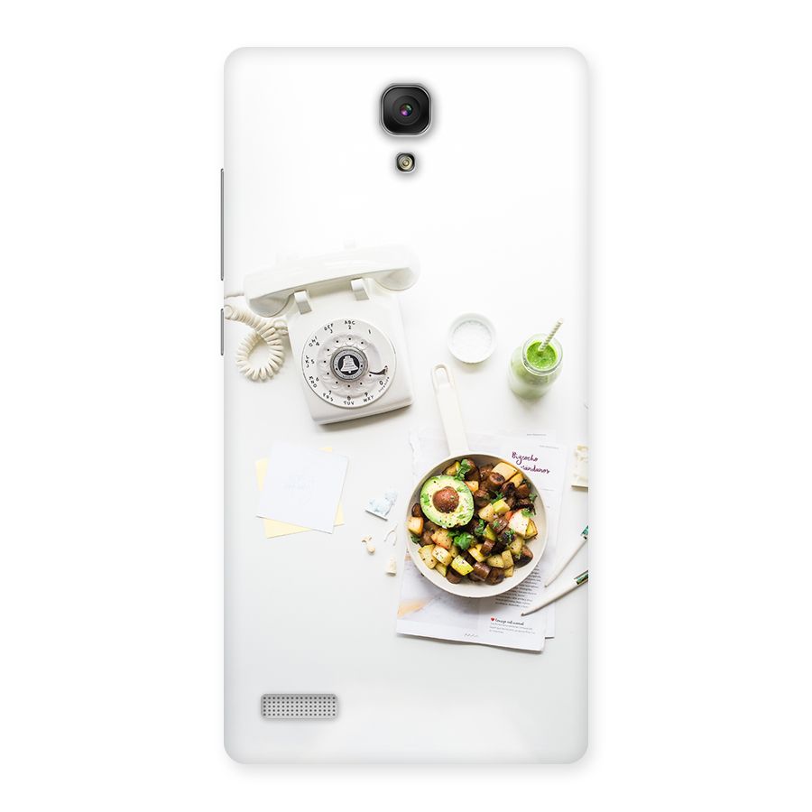 Morning Breakfast Back Case for Redmi Note Prime