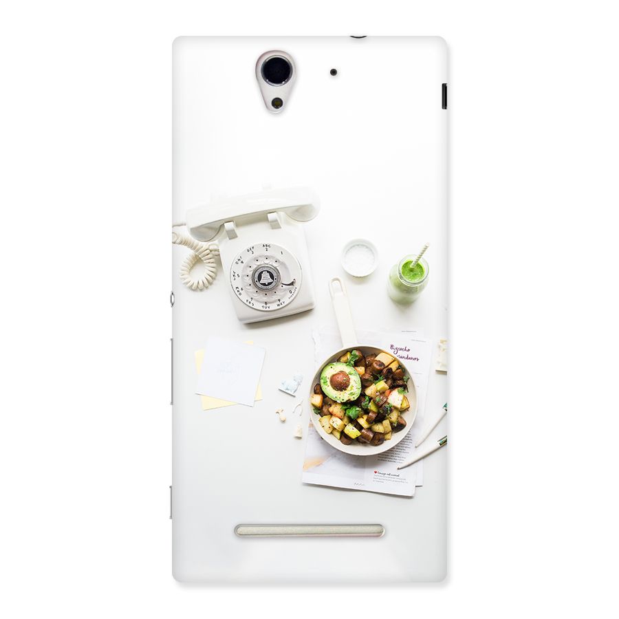 Morning Breakfast Back Case for Sony Xperia C3