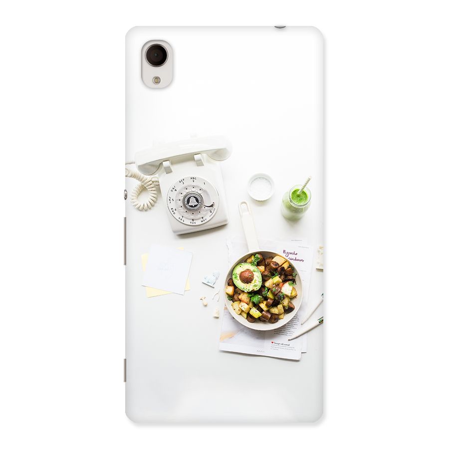 Morning Breakfast Back Case for Sony Xperia M4