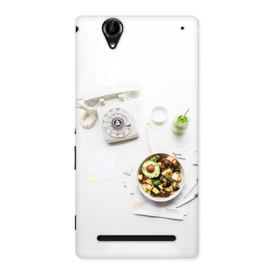 Morning Breakfast Back Case for Sony Xperia T2