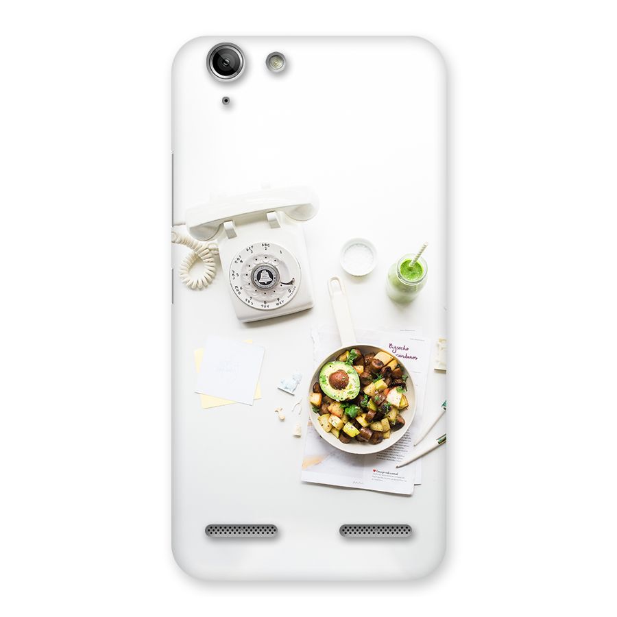 Morning Breakfast Back Case for Vibe K5