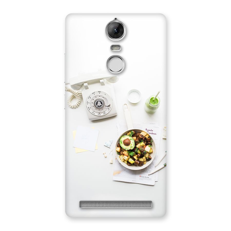 Morning Breakfast Back Case for Vibe K5 Note