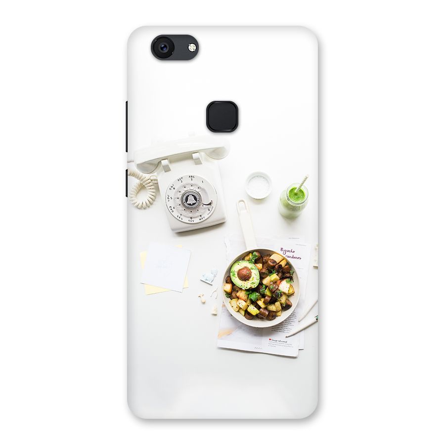 Morning Breakfast Back Case for Vivo V7 Plus