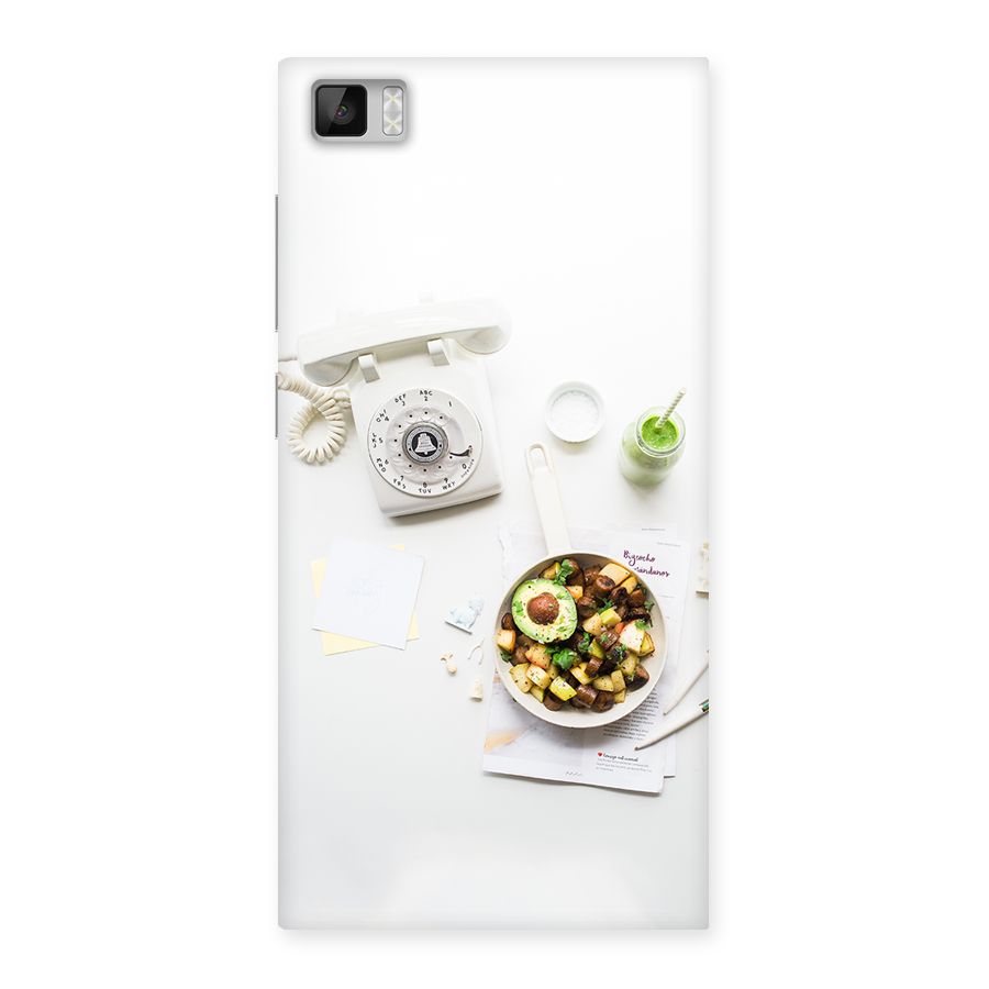 Morning Breakfast Back Case for Xiaomi Mi3