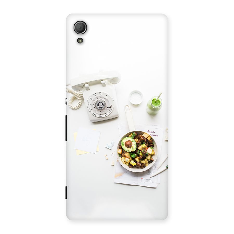Morning Breakfast Back Case for Xperia Z3 Plus