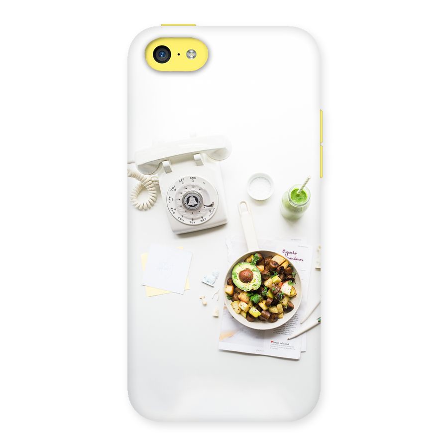 Morning Breakfast Back Case for iPhone 5C
