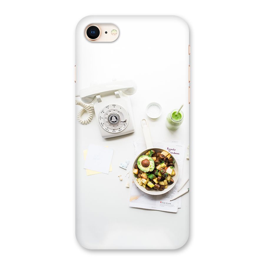 Morning Breakfast Back Case for iPhone 8