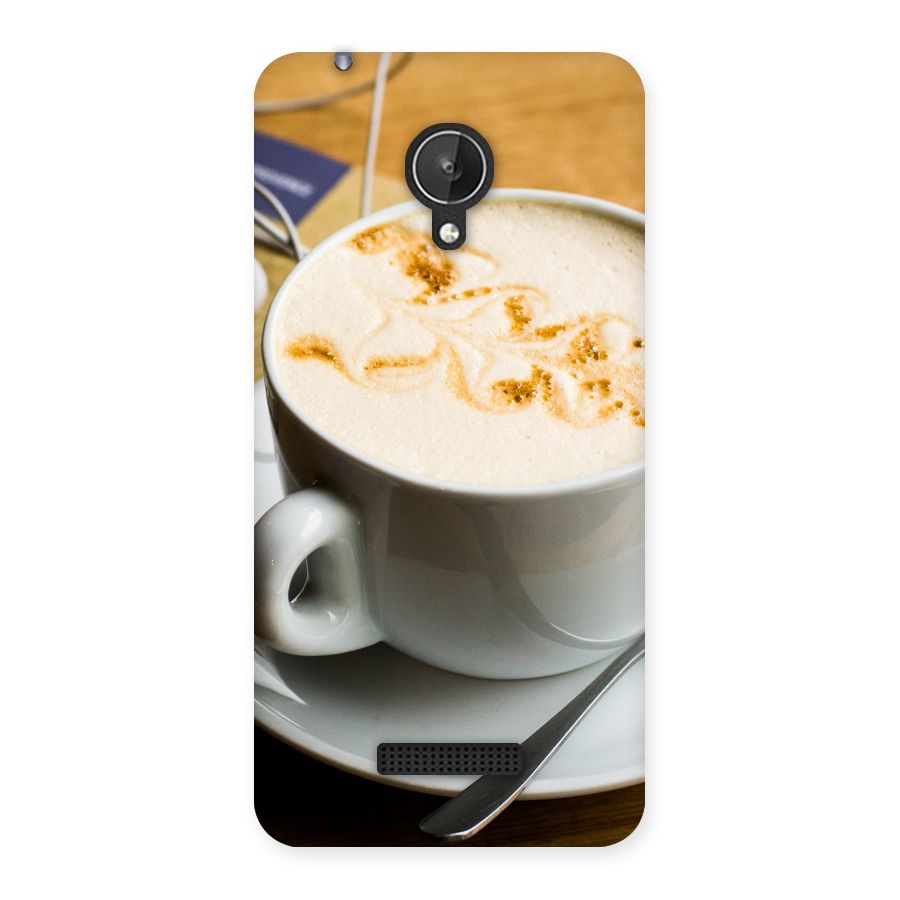 Morning Coffee Back Case for Micromax Canvas Spark Q380