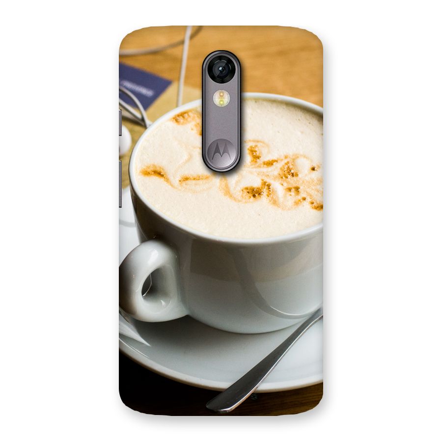 Morning Coffee Back Case for Moto X Force