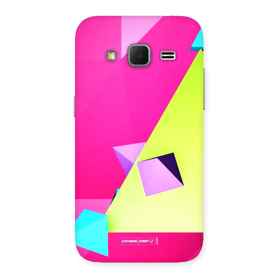 Motion Triangles Back Case for Galaxy Core Prime