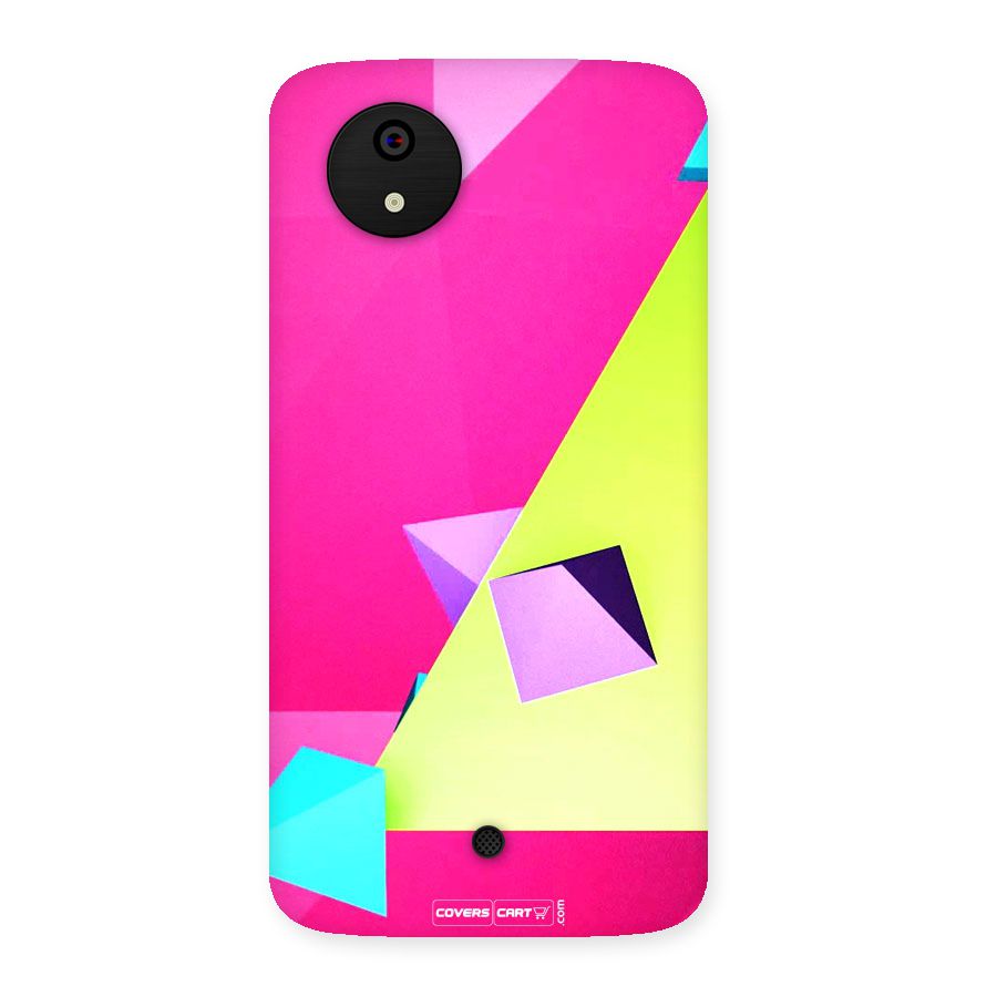 Motion Triangles Back Case for Micromax Canvas A1