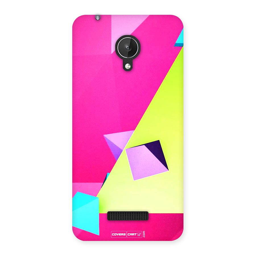 Motion Triangles Back Case for Micromax Canvas Spark Q380