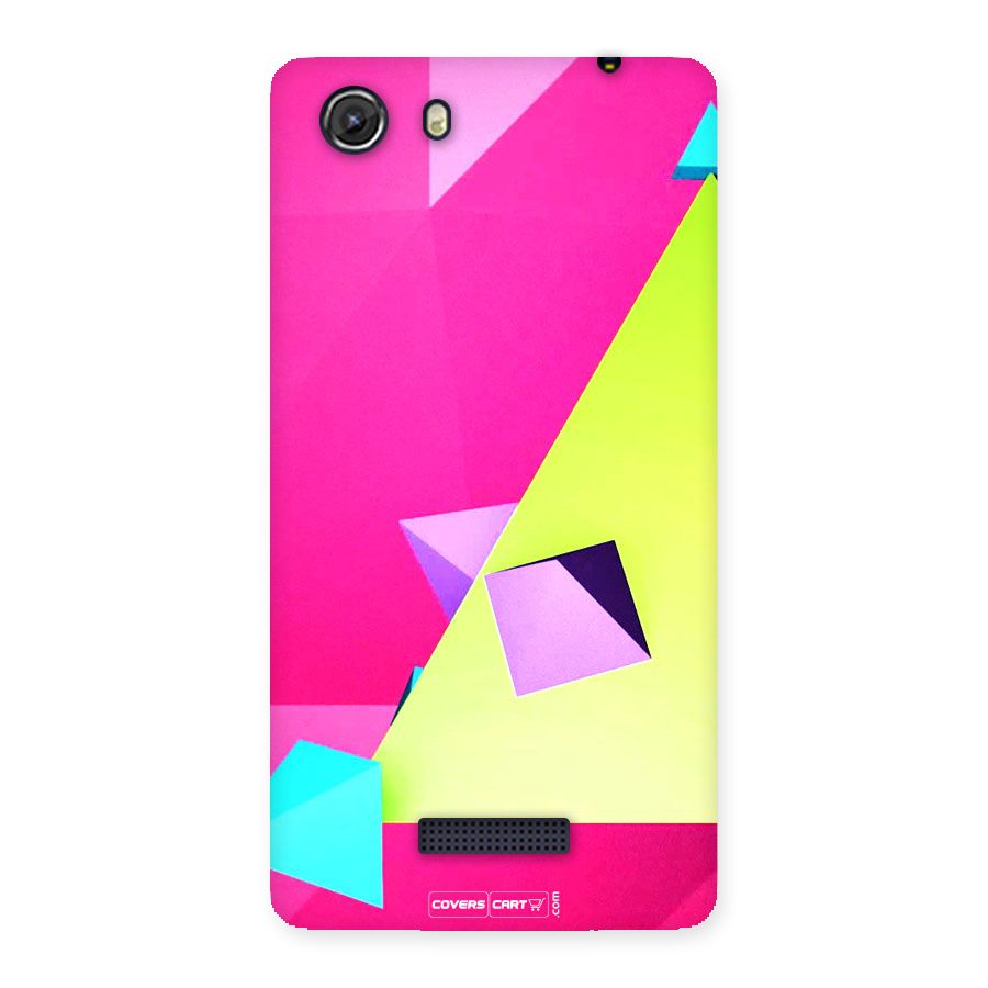 Motion Triangles Back Case for Micromax Unite 3