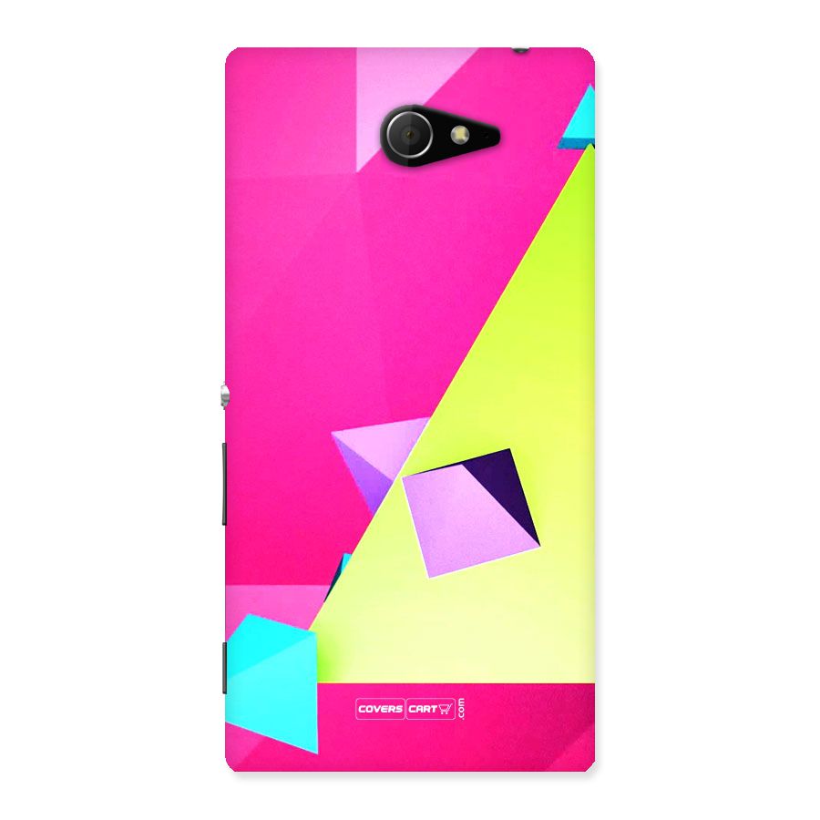 Motion Triangles Back Case for Sony Xperia M2