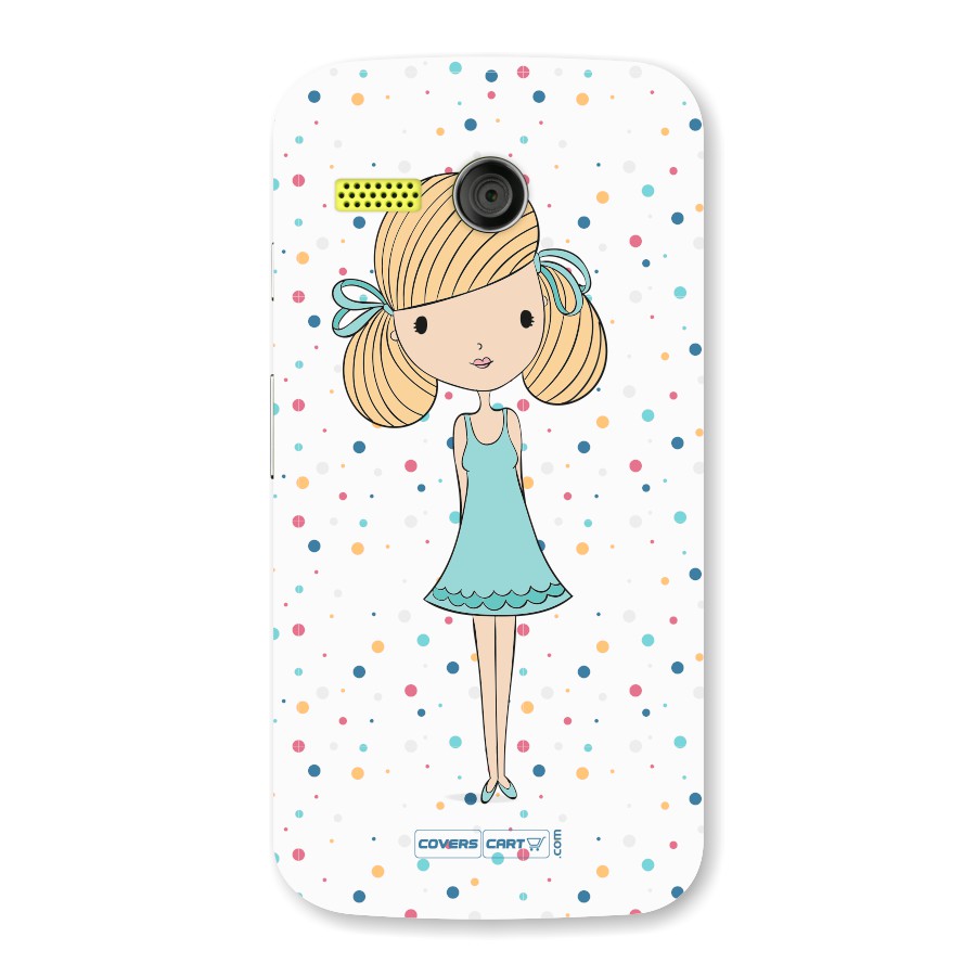 Cute Girl Back Case for Moto G