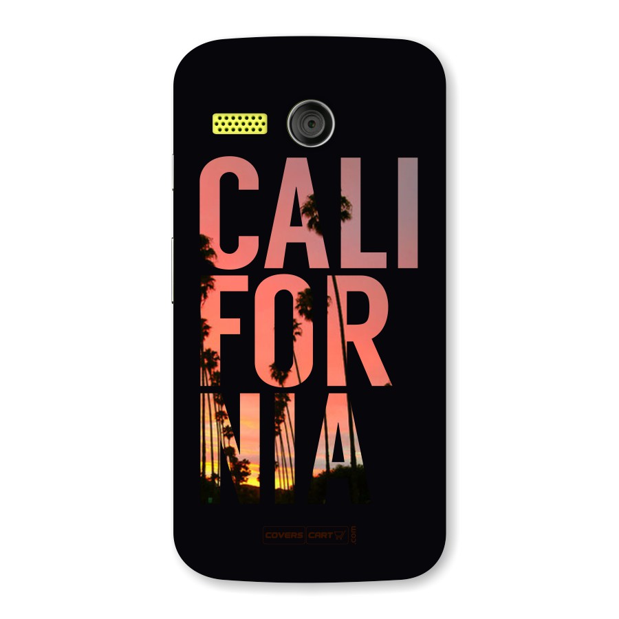 California Back Case for Moto G