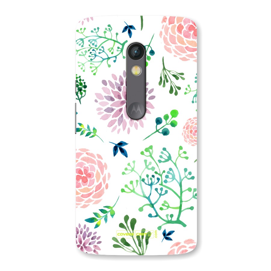 Fresh Floral Back Case for Moto X Play