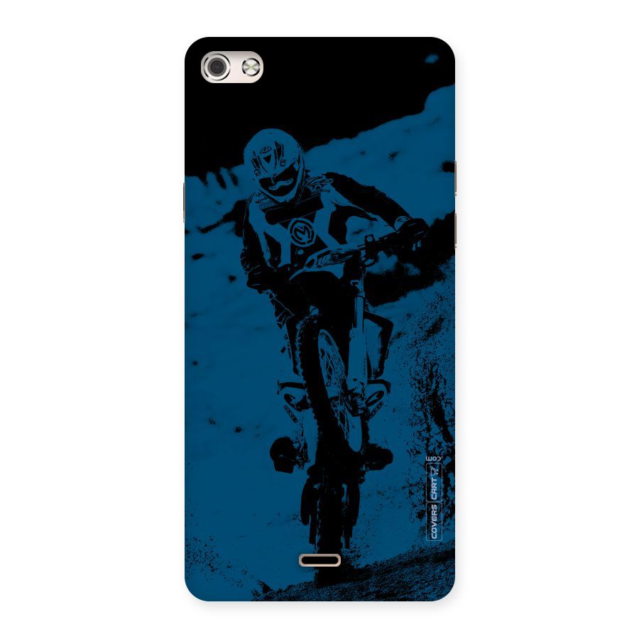 Moto Combat Back Case for Micromax Canvas Silver 5