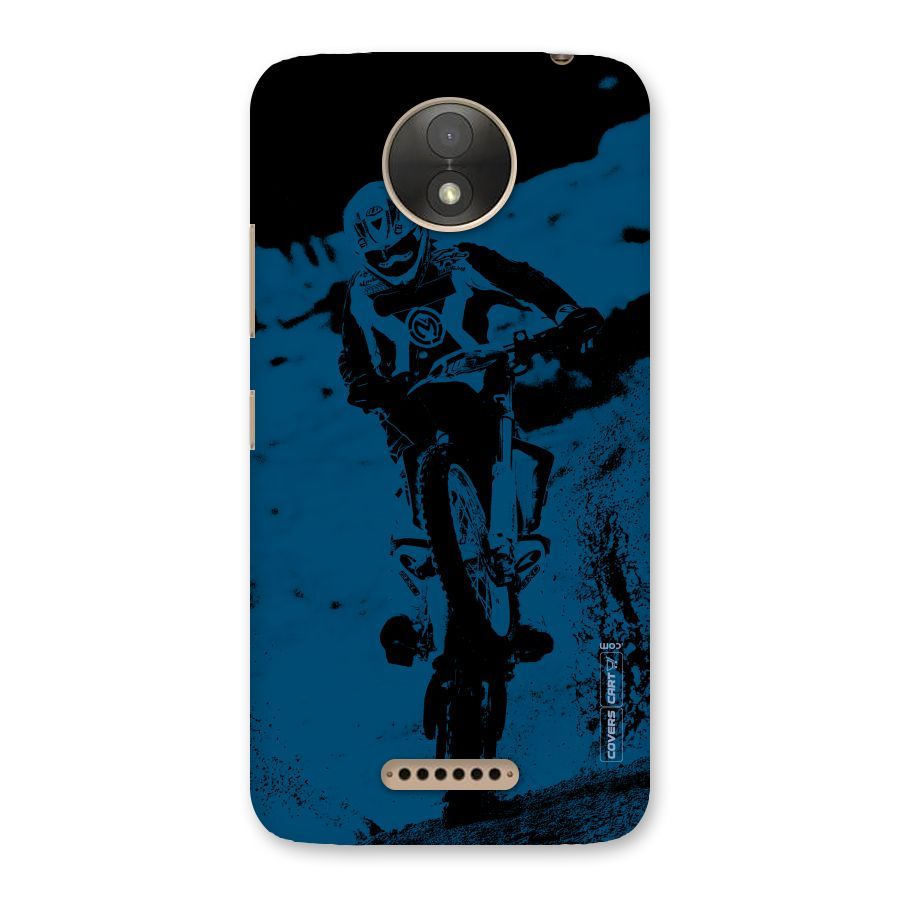 Moto Combat Back Case for Moto C Plus