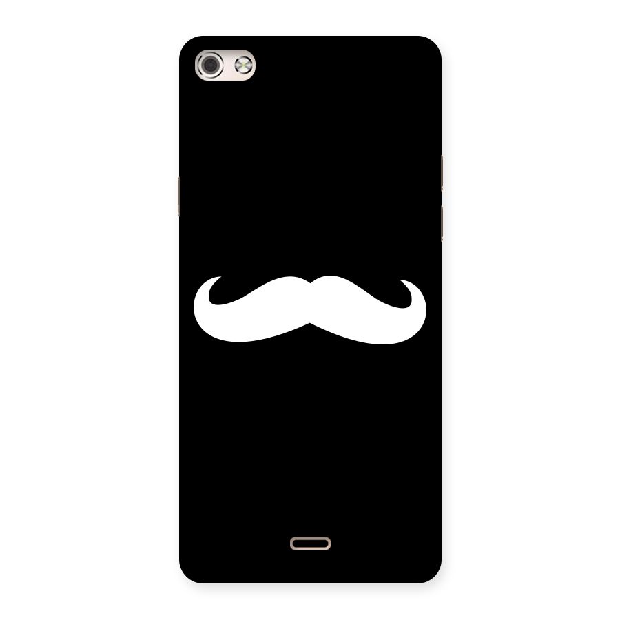 Moustache Love Back Case for Micromax Canvas Silver 5