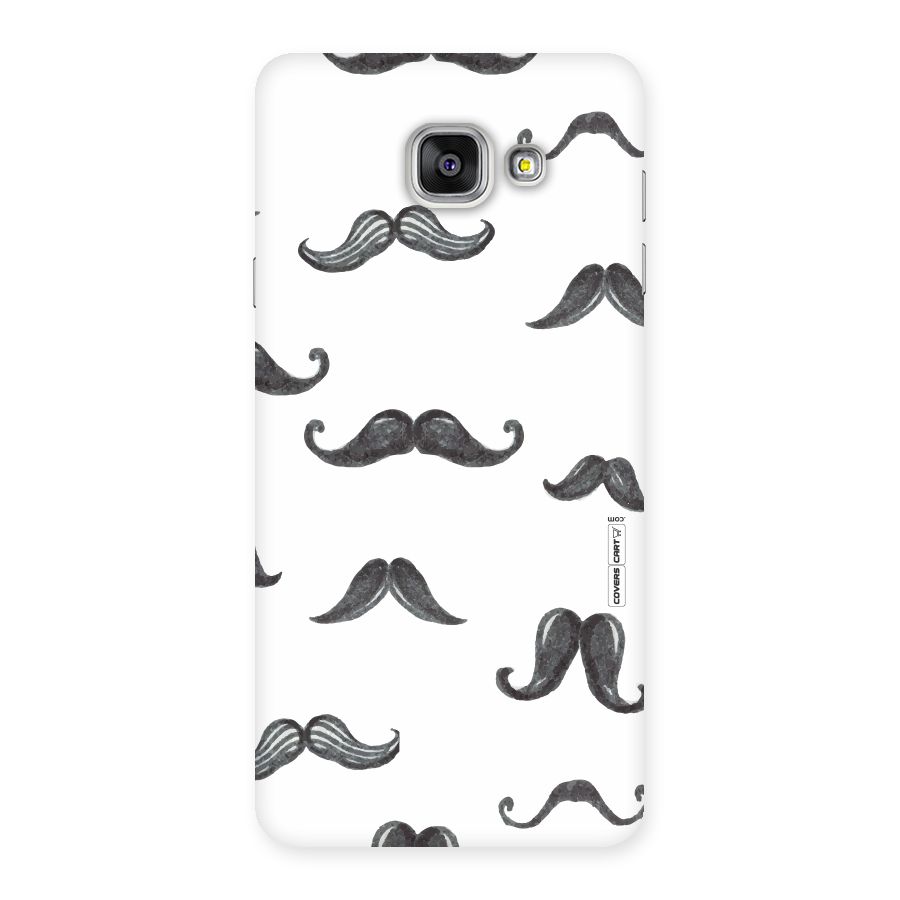 Moustache Pattern (Black) Back Case for Galaxy A7 2016