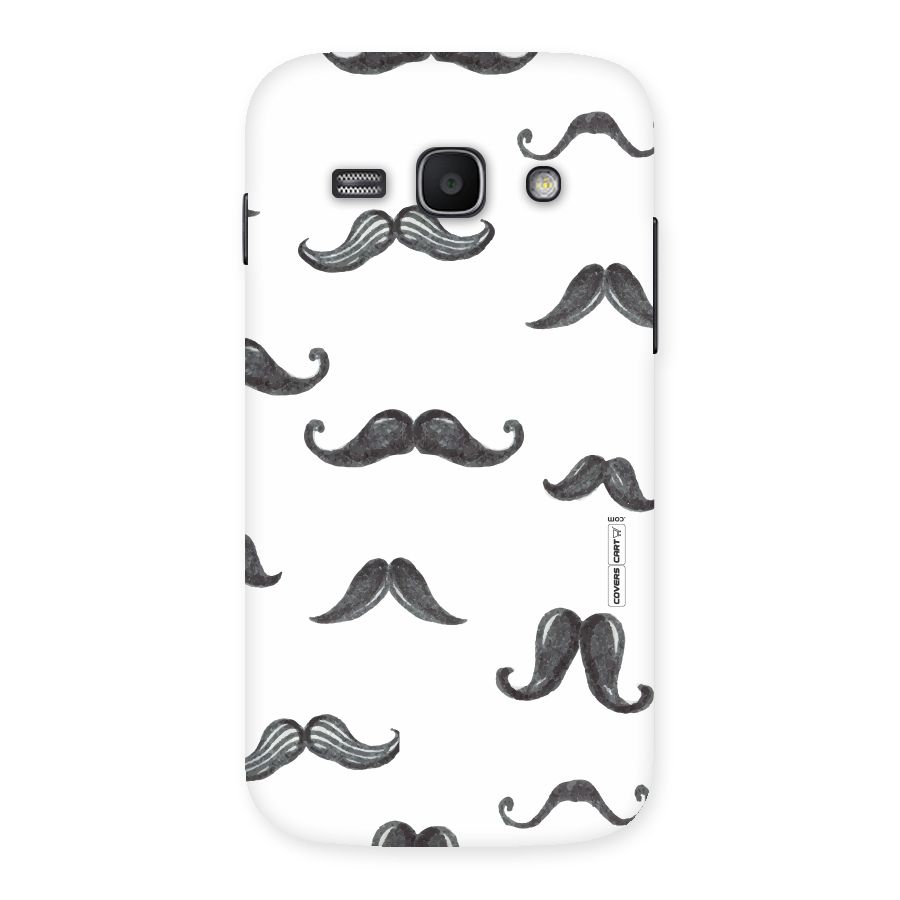 Moustache Pattern (Black) Back Case for Galaxy Ace 3