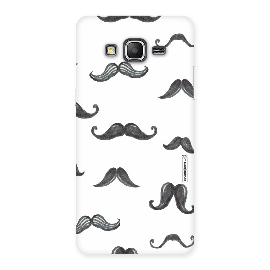 Moustache Pattern (Black) Back Case for Galaxy Grand Prime