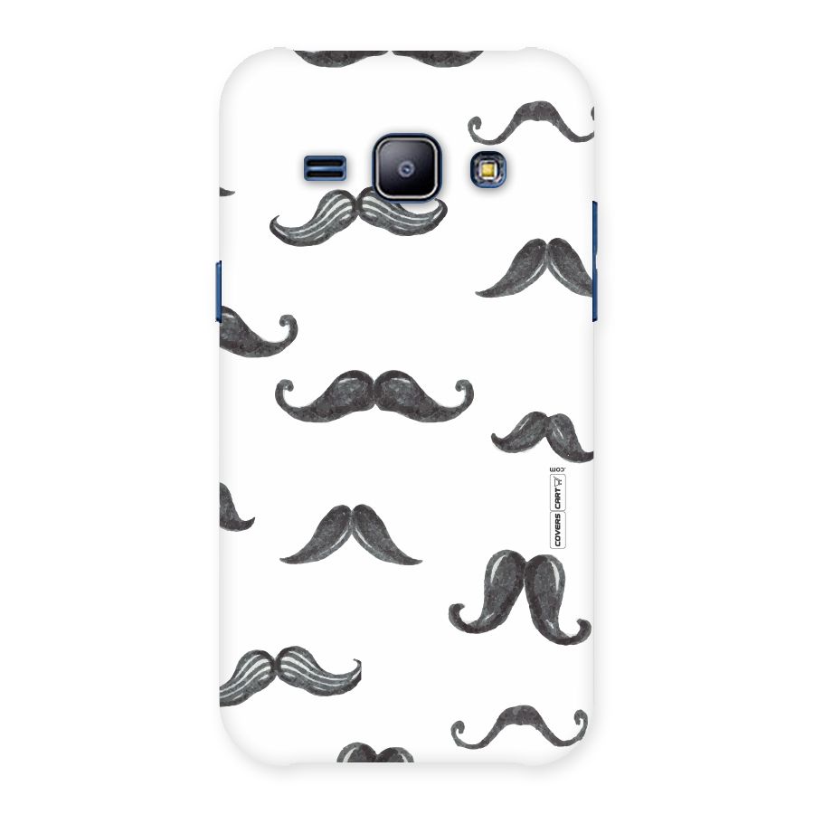 Moustache Pattern (Black) Back Case for Galaxy J1