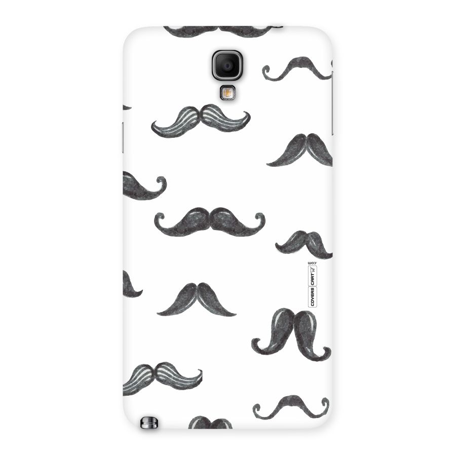 Moustache Pattern (Black) Back Case for Galaxy Note 3 Neo