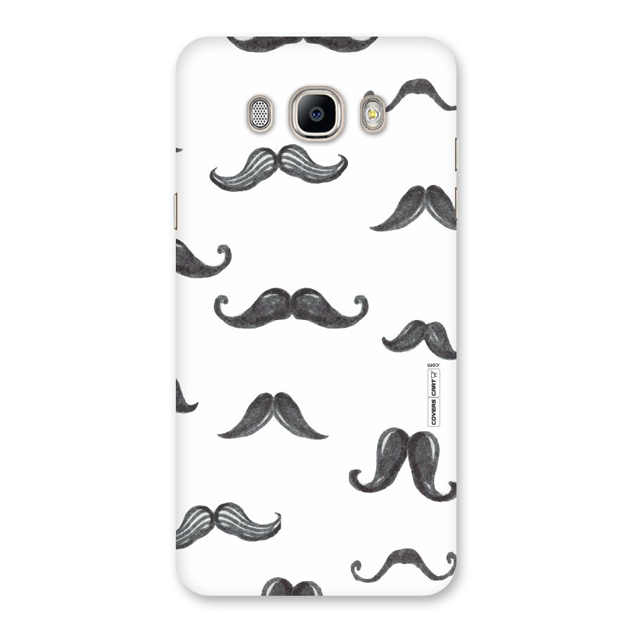 Moustache Pattern (Black) Back Case for Galaxy On8