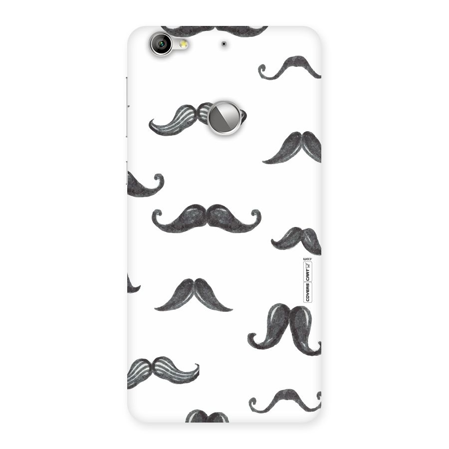 Moustache Pattern (Black) Back Case for LeTV Le 1s