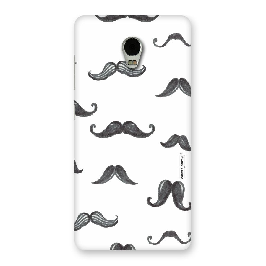 Moustache Pattern (Black) Back Case for Lenovo Vibe P1