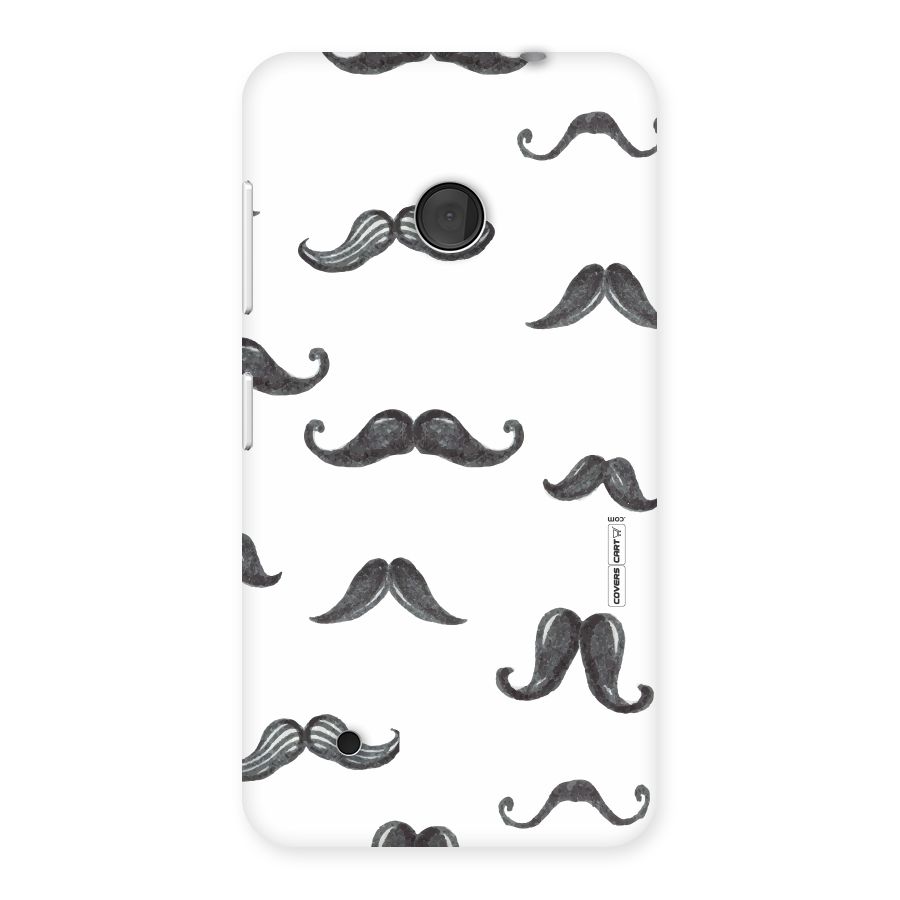 Moustache Pattern (Black) Back Case for Lumia 530