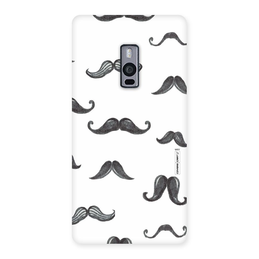 Moustache Pattern (Black) Back Case for OnePlus Two