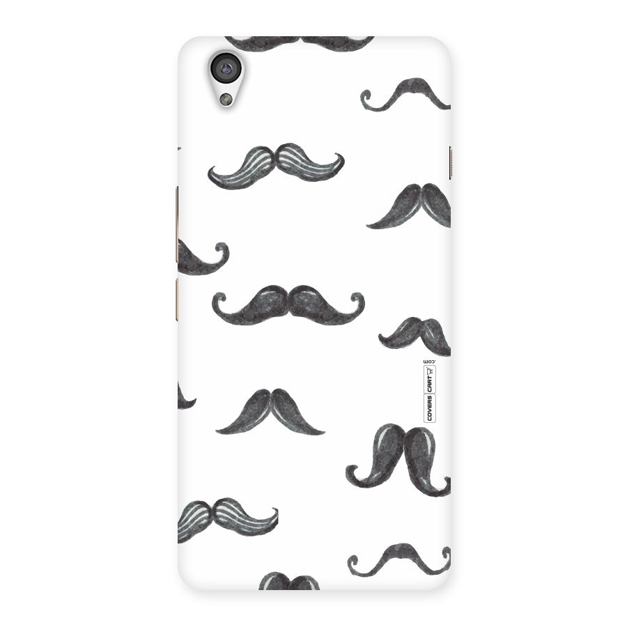 Moustache Pattern (Black) Back Case for OnePlus X