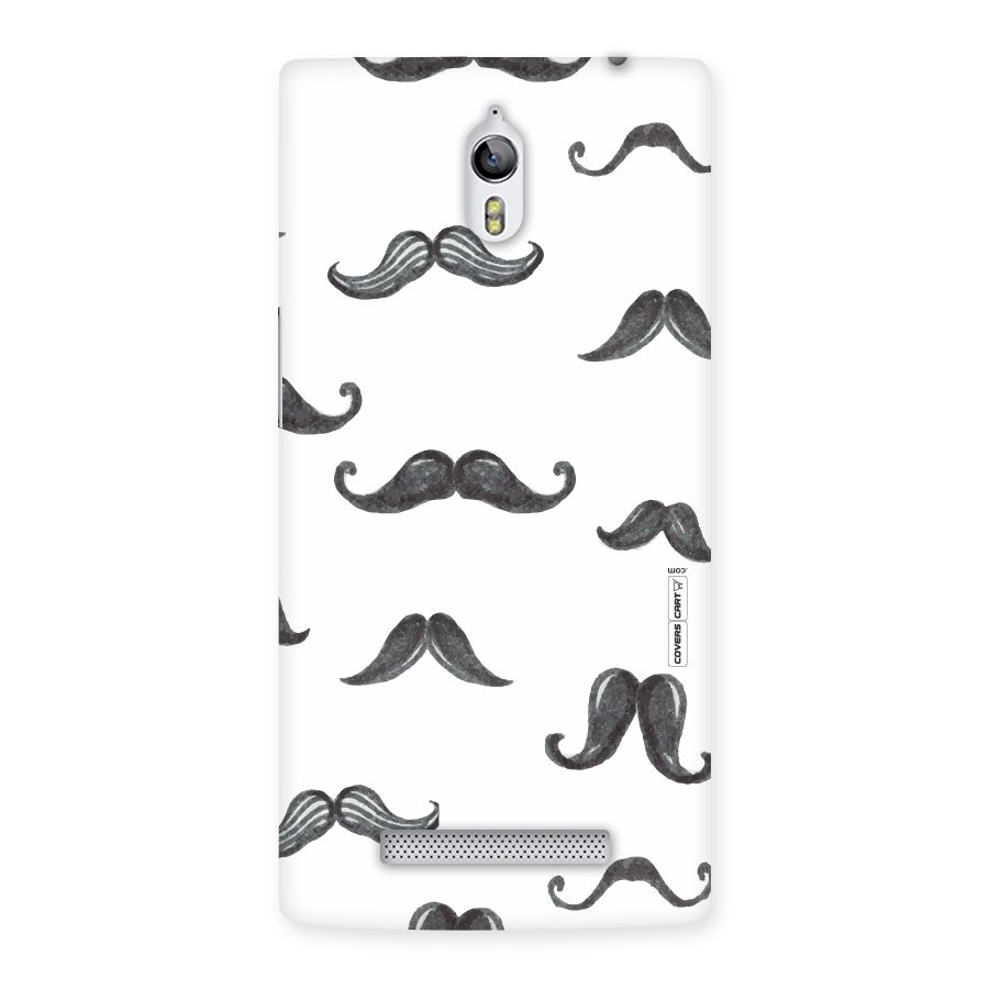 Moustache Pattern (Black) Back Case for Oppo Find 7